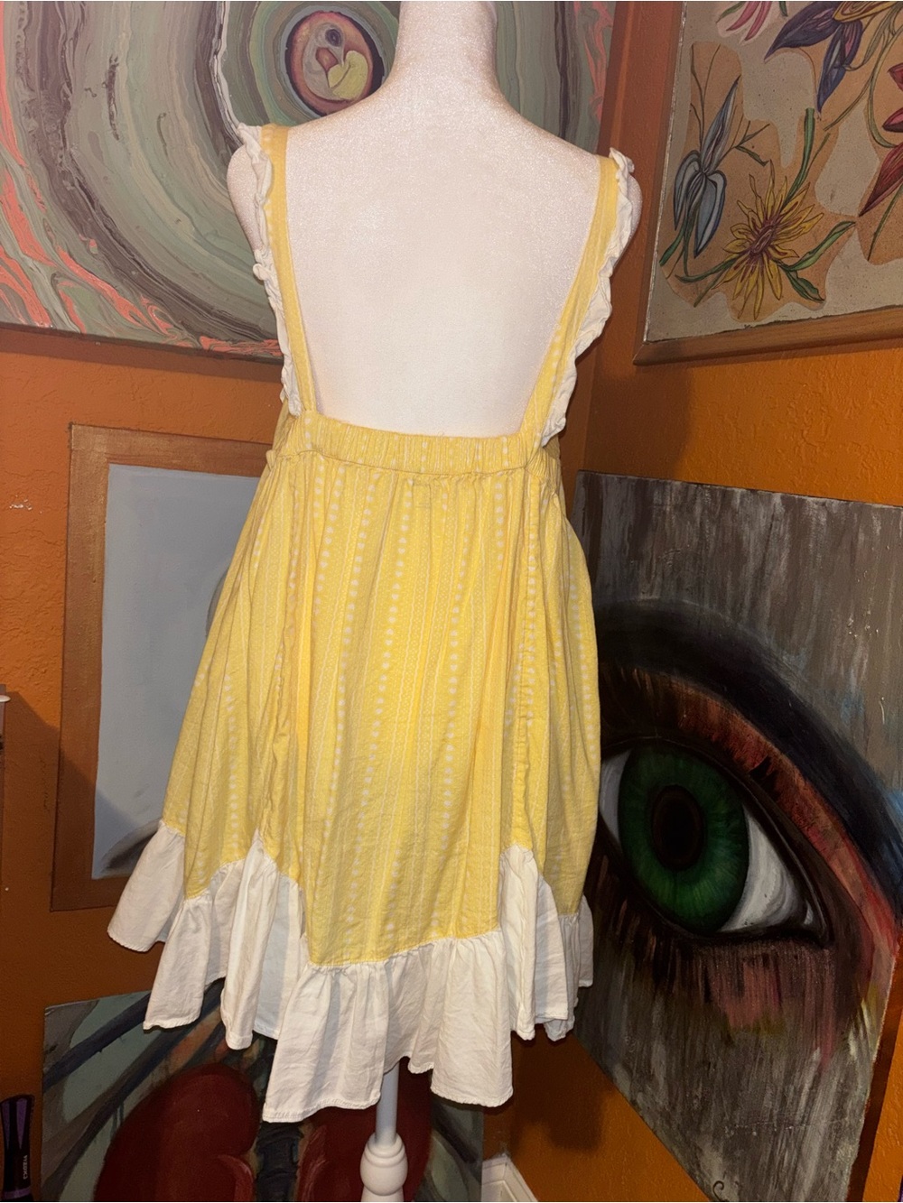 Urban Outfitters Baby Doll Ruffle Lounge Dress - Picture 7 of 7